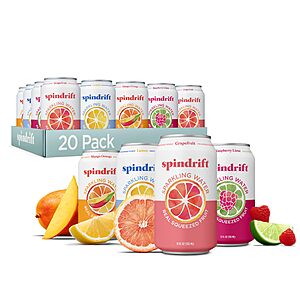 Spindrift Variety Pack Deal at Amazon Spindrift 4 Flavor Variety Pack Sparkling Water