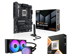 $766.00 – Bundle ASUS TUF Gaming X870E-Plus MB + AMD Ryzen 7 9800X3D CPU + 2TB Samsung 990 PRO SSD + Cooler Master 240mm CPU $766 + Free Shipping ASUS TUF Gaming X870E-Plus WiFi 7 ATX Motherboard, AMD Ryzen 7 9800X3D CPU, Samsung 990 PRO 2TB PCIe Gen4 SSD, and Cooler Mas