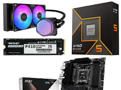 $370.00 – Bundle MSI PRO B850-S WiFi6E MB + AMD Ryzen 5 9600X CPU + Patriot P410 1TB SSD + Cooler Master 240mm AIO $370 + Free Shipping MSI PRO B850-S WiFi6E motherboard, AMD Ryzen 5 9600X CPU, Patriot P410 SSD, Cooler Master Elite Liquid 240 AIO Cooler