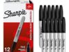 $4.86 – Amazon Prime Exclusive: 12-Count Sharpie Permanent Markers (Fine Tip, Black) w/ S&S + Free Shipping A pack of 12 Sharpie Permanent Markers with fine tips