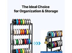 $34.53 – VEVOR 5 Tier 3D Printer Filament Storage Rack + free s/h w/ Prime VEVOR 5-Tier 3D Printer Filament Storage Rack