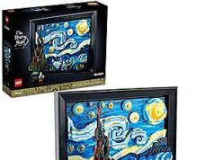 $136.00 – $136* | LEGO Ideas Vincent van Gogh The Starry Night Building Set at Amazon LEGO Ideas Vincent van Gogh The Starry Night Building Set