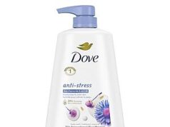$5.63 – Prime, SnS * | 30.6-Oz Dove Anti-Stress Body Wash w/ Pump (Blue Chamomile) at Amazon Dove Anti-Stress Body Wash with Blue Chamomile