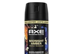 $3.80 – Prime, SnS | AXE Fine Fragrance Collection Body Spray Midnight Amber at Amazon AXE Midnight Amber Body Spray 3-pack on Amazon
