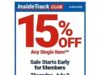 Harbor Freight Inside Track Club Members Get 15% Off Any Item, Starting July 2 Harbor Freight store with Inside Track Club discount offer