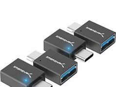 $8.00 – 4-pack SABRENT USB C to USB A 10Gbps Adapters $8 at Amazon with Coupon Code Y3FL5CXI Four Sabrent USB C to USB A adapters in black