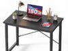 $19.99 – DUMOS 32 Inch Small Computer Desk for Home Office, Black – at Amazon DUMOS 32 Inch Small Computer Desk in black