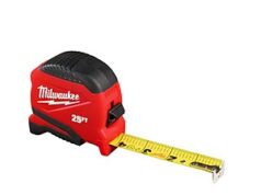 $11.97 – Free Pick Up or Delivery HOME DEPOT Milwaukee 25 ft. Compact Tape Measure with Fractional Scale Milwaukee 25 ft. Compact Tape Measure with Fractional Scale on sale at Home Depot