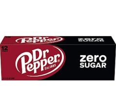 $5.03 – DR PEPPER ZERO SUGAR – 12 OZ, 12 PK for A pack of Dr Pepper Zero Sugar 12 oz cans
