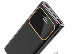 $18.59 – Portable Charger: 20000mah Power Bank with Fast 22.5W Charging and USB-C/USB-A Output for Portable Charger with USB-C/USB-A Output