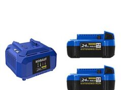 $59.00 – 2-Pack Kobalt 24-Volt 4.0Ah Lithium-Ion Battery & Charger Starter Kit $59 + Free Shipping Kobalt 24-Volt 4.0Ah Lithium-Ion Battery & Charger Starter Kit