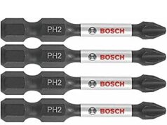 $3.83 – | 5-Pack 2″ BOSCH Phillips #2 Impact Tough Screwdriving Power Bits at Amazon 383 5pack bosch phillips product image