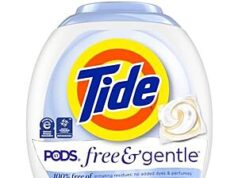 $54.56 – SnS, AC | 4 x 112-Ct Tide PODS Free & Gentle Laundry Detergent Soap Pacs ($13.64 each) at Amazon 4 packs of Tide PODS Free & Gentle Laundry Detergent Soap Pacs on Amazon