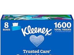 $11.37 – SnS, AC * | 8-Pk 200-Ct Kleenex Trusted Care 2-Ply Facial Tissues at Amazon 8-Pk 200-Ct Kleenex Trusted Care 2-Ply Facial Tissues on Amazon