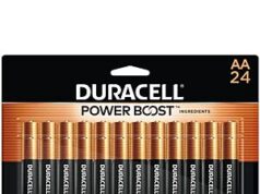 $11.27 – SnS * | 24-Count Duracell Coppertop AA Batteries at Amazon 24-Count Duracell Coppertop AA Batteries in pack on white background