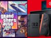 Grand Theft Auto VI Pre-Orders Live for Rumored Switch 2 Edition Grand Theft Auto VI logo on a Nintendo Switch 2 concept image