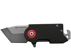 $13.33 – * | Smith & Wesson Benji 1.75″ Tanto Folding Knife w/ Bottle Opener & Money Clip at Amazon Smith & Wesson Benji 1.75" Tanto Folding Knife with bottle opener and money clip