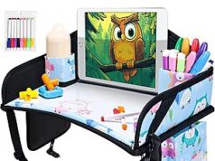$9.99 – 17″ x 13.5″ WENRENER Kids’ Travel Tray w/ Drawing Kit & Storage Pockets (2 Colors) — + Free Shipping w/ Prime or on $35+ 17x13.5 WENRENER Kids' Travel Tray with Drawing Kit and Storage Pockets