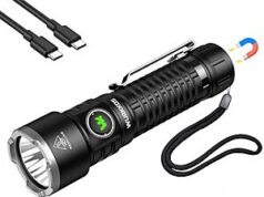 $29.99 – Wurkkos TS28 3200-Lumen Rechargeable LED Flashlight w/ USB-C (Black, IPX8 Waterproof) – $49.99 – 40% off with code Y6RCM3PJ at Amazon Wurkkos TS28 black LED flashlight with USB-C