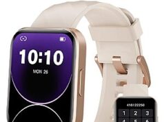 $14.99 – 1.85″ Smart Watch w/ Bluetooth Calling, 100+ Sport Modes & Heart Rate Monitor (Milky White) + Free Shipping ANQISU 1.85" Smart Watch with Bluetooth Calling in Milky White