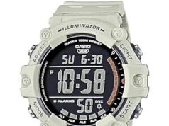 $22.44 – * | 51mm Casio Men’s Illuminator AE1500WH Digital Watch (White or Blue) at Amazon Casio Men's Illuminator AE1500WH Digital Watch
