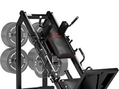 $521.09 – * | Waxman 2-in-1 Leg Press Hack Squat Machine Combo at Amazon Waxman 2-in-1 Leg Press Hack Squat Machine Combo in use