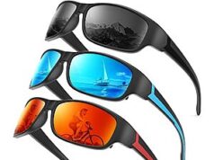 $10.99 – KALIYADI Men’s Polarized Sports Sunglasses Drop to Record Low Price on Amazon KALIYADI Men's Polarized Sports Sunglasses in black