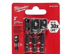 $8.21 – 3-Piece 1/4 in. Milwaukee SHOCKWAVE Impact Duty Hex Shank Socket Adapter Set + Free Shipping w/ Prime or on $35+ 3-Piece Milwaukee SHOCKWAVE Impact Duty Hex Shank Socket Adapter Set