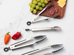 $9.97 – Costco – Prepworks 5-piece Heads-Up Cooking Tong Set in store only YMMV Costco - Prepworks 5-piece Heads-Up Cooking Tong Set in store only YMMV