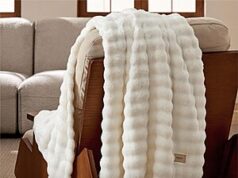 $9.34 – 50″ x 60″ Bedsure 3D Fleece Bubble Throw Blanket (Off White) + Free Shipping w/ Prime or on $35+ 50" x 60" Bedsure 3D Fleece Bubble Throw Blanket (Off White) + Free Shipping w/ Prime or on +