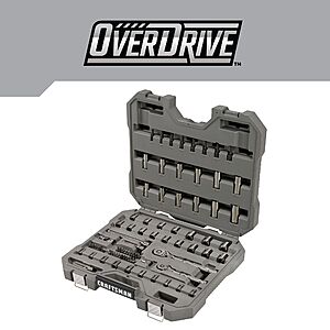Craftsman Overdrive Mechanics Tool Set Deal at Lowe's Craftsman Overdrive 80-Piece Metric & SAE Mechanics Tool Set