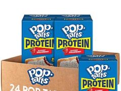 $7.83 – 24-Count Pop-Tarts Protein Toaster Pastries (Slammin’ Strawberry) w/ S&S + Free Shipping w/ Prime or on $35+ 24-Count Pop-Tarts Protein Toaster Pastries in Slammin' Strawberry flavor