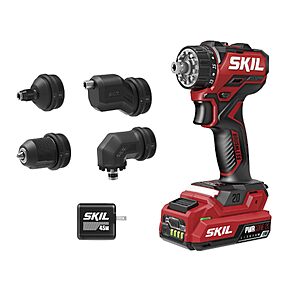 SKIL PWR CORE 20 Drill Driver Kit Sale SKIL PWR CORE 20 Brushless Drill Driver Kit with 2.0Ah USB-C Battery & 45W PD Charger
