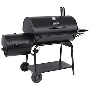 Royal Gourmet Charcoal Grill Wayfair Deal Royal Gourmet Deluxe Charcoal Barrel Grill with Offset Smoker in black