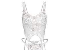 $5.49 – Avidlove 3-Piece Embroidered Lace Lingerie Set w/ Underwire Corset, Panty & Garter Belt (Various Sizes/Colors) — + Free Shipping w/ Prime or on $35+ Avidlove 3-Piece Embroidered Lace Lingerie Set