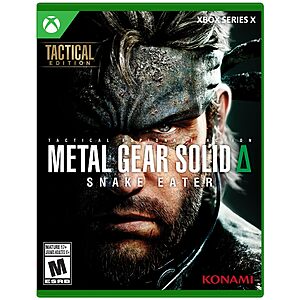 Metal Gear Solid Delta: Snake Eater Tactical Edition deal on Amazon Metal Gear Solid Delta: Snake Eater Tactical Edition box for Xbox Series X