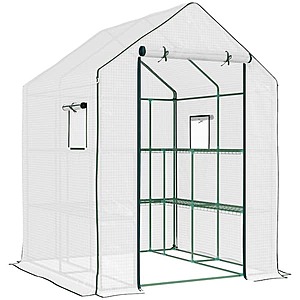 Portable Greenhouse on Sale at Home Depot Portable Greenhouse with Roll-Up Door and Windows