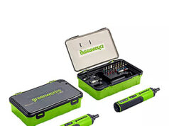 $39.98 – Greenworks Set of (2) 4V Screwdriver with 26-Piece Accessory Kit + Free Standard S&H – Lowest Price Ever at QVC Greenworks Set of (2) 4V Screwdriver with 26-Piece Accessory Kit