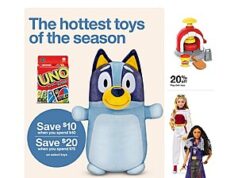 $20.00 – Target Circle Toys Coupon Offer: Save up to $20 off select toys (6/14 – 6/20) Target Circle Toys Coupon Offer