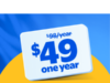 $49.00 – Walmart+ Membership 50% Off: 1-Year $49 @Walmart Walmart+ membership offer for $49