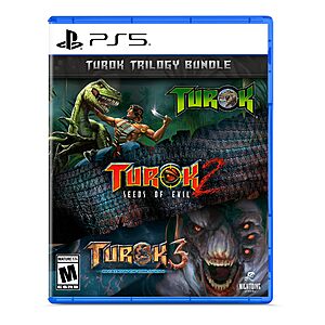 Turok Trilogy Bundle sale on Amazon Turok Trilogy Bundle for PlayStation 5 and Nintendo Switch