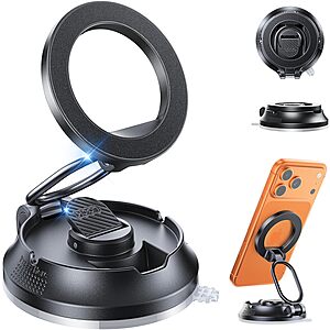 SUPERONE Car Mount Deal SUPERONE Adjustable Magnetic Car Mount in use