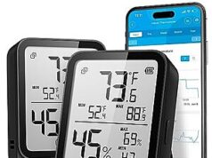$16.99 – * | 2-Pack GoveeLife Hygrometer Thermometer Room Temperature Monitor at Amazon 2-Pack GoveeLife Hygrometer Thermometer Room Temperature Monitor on Amazon