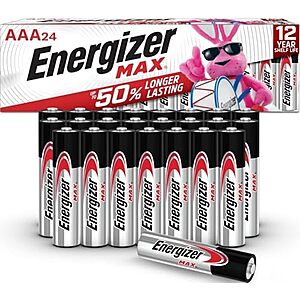Energizer MAX AAA Battery Deal 24-Ct Energizer MAX AAA Batteries