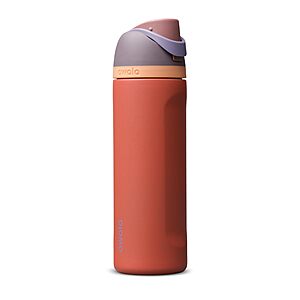 Owala Water Bottle Deal on Amazon 24-Oz Owala Free Sip Stainless Steel Water Bottle (Terracotta Sunset)