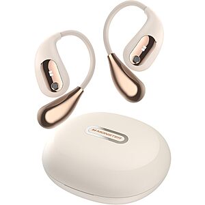 Monster AC210 headphone deal Monster AC210 Bluetooth 5.4 Open Ear Headphones in white