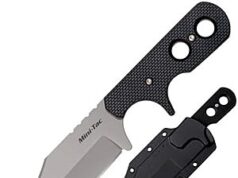 $14.61 – * | Cold Steel Mini Tac Bowie Knife – 3.6″ 8Cr13MoV Fixed Blade, Lightweight, Griv-Ex Handle, Sheath Included at Amazon 1461 cold steel mini product image