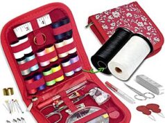 $4.99 – Le Paon Sewing Kit w/ Case (Gray or Red) – + Free Shipping with Prime or on $35+ Le Paon Sewing Kit in light pewter gray or wildflower red