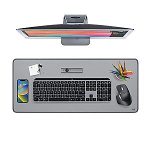 deal-1337 Logitech Studio Series Desk Mat (Mid-Grey) + Free Shipping w/ Prime or on +