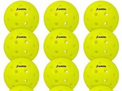 $11.99 – | 12-Count Franklin Sports X-40 Outdoor Pickleballs at Amazon 12 Count Franklin Sports X-40 Outdoor Pickleballs